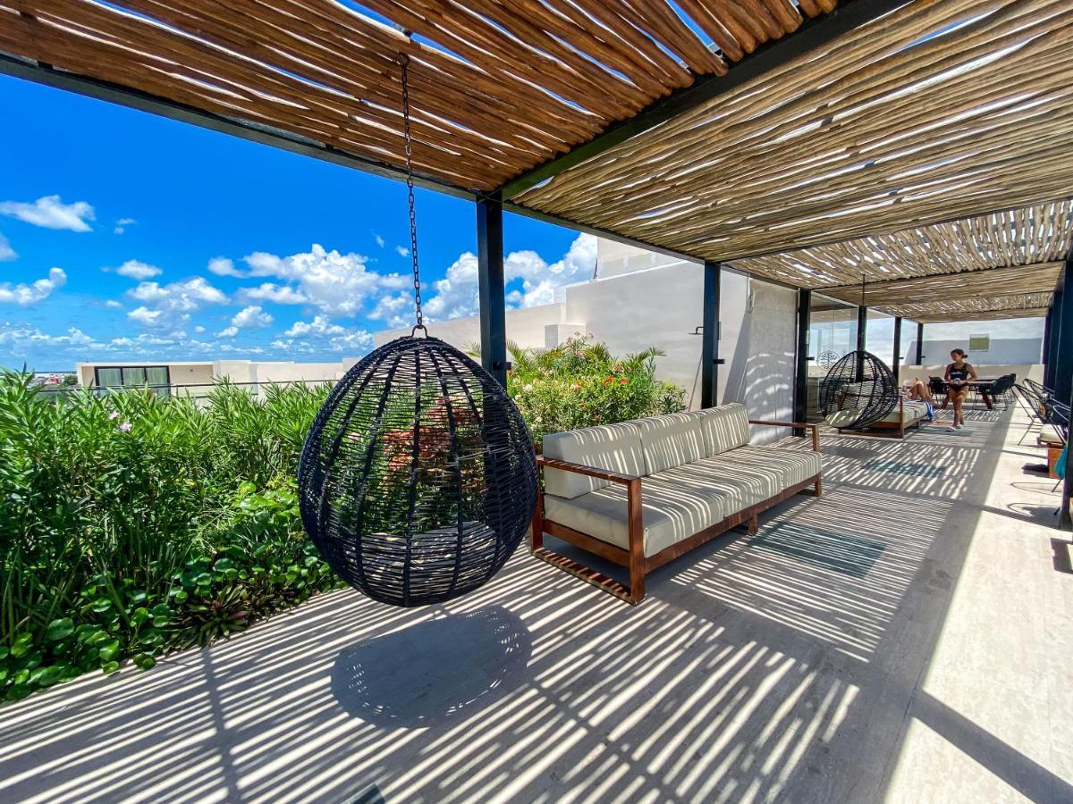 Big Studio At Kaab By The Beach With Roof Top Pool, Sauna And Jacuzzi Near Paseo Del Carmen Mall Playa del Carmen Bagian luar foto