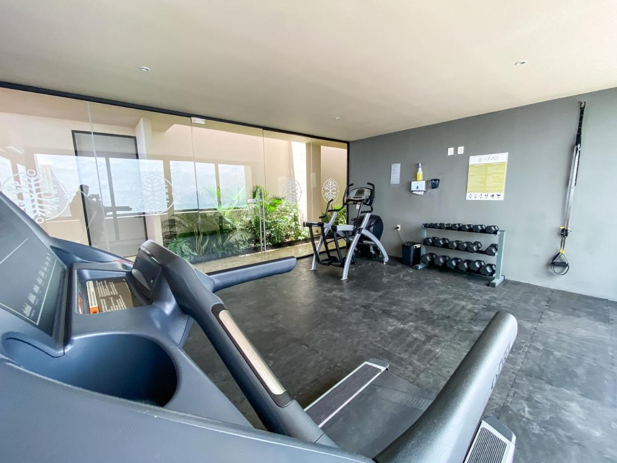 Big Studio At Kaab By The Beach With Roof Top Pool, Sauna And Jacuzzi Near Paseo Del Carmen Mall Playa del Carmen Bagian luar foto