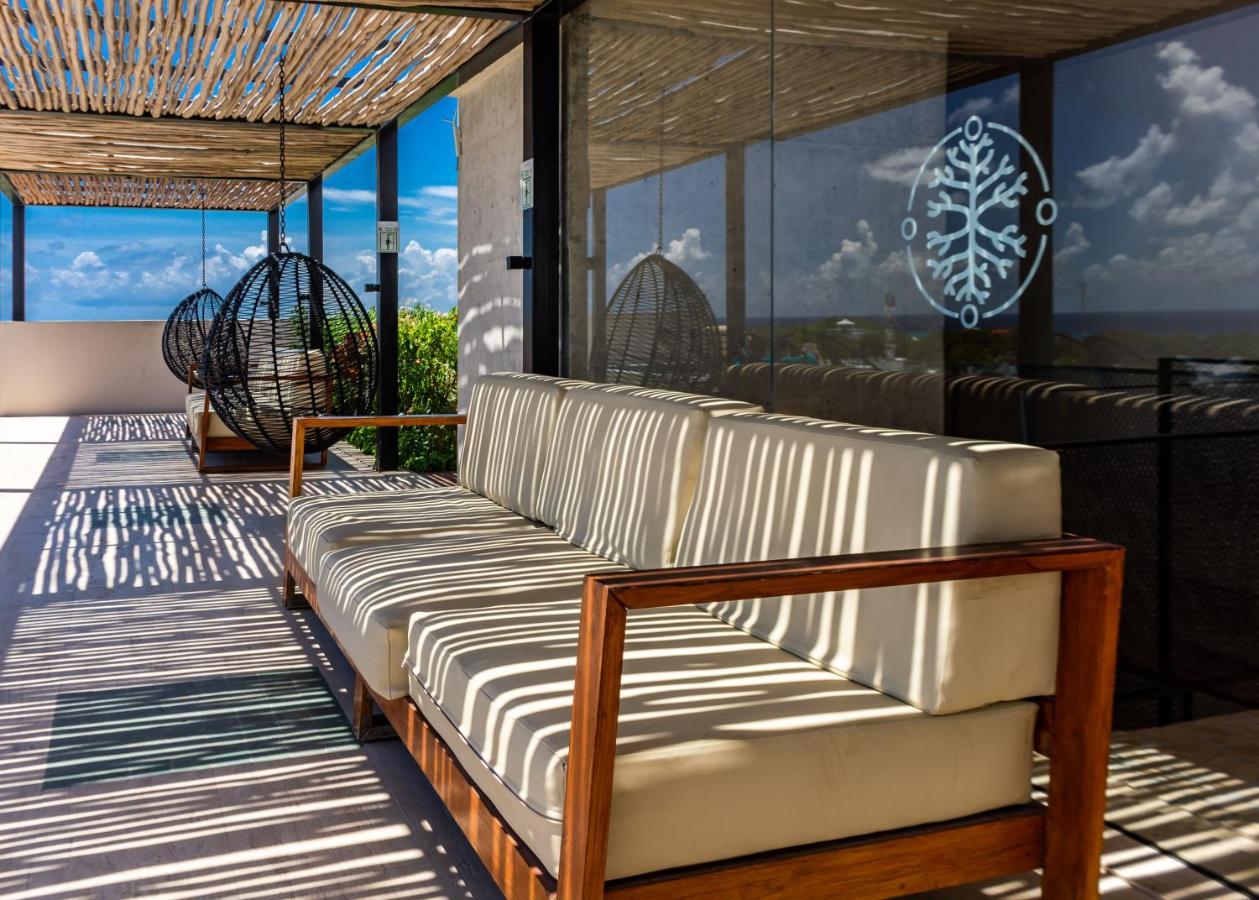 Big Studio At Kaab By The Beach With Roof Top Pool, Sauna And Jacuzzi Near Paseo Del Carmen Mall Playa del Carmen Bagian luar foto